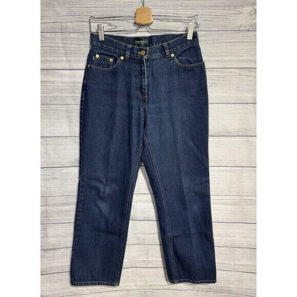Lauren Ralph Lauren Denim - Womens Lauren Ralph Lauren Jeans Classic Straight Mid Rise Stretch Sz 6P